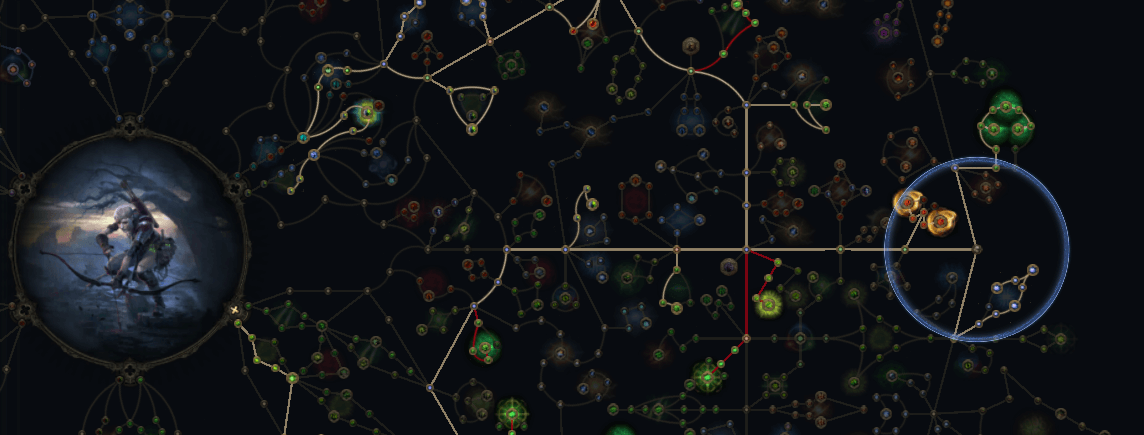 path of building passive tree